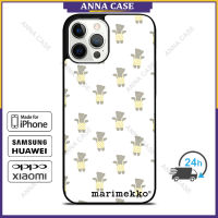 Marimekko 2962 กรณีโทรศัพท์มือถือ iPhone 14 Pro Max / iPhone 13 Pro Max / iPhone 12 Pro Max / Samsung Galaxy Note10 Plus / S22 Ultra ฝาครอบป้องกันการตก
