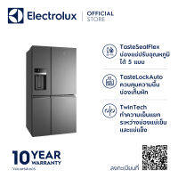 (ส่งฟรี/ไม่ติดตั้ง) Electrolux ตู้เย็น 4 ประตู 21.8 คิว รุ่น EQE6879A-B