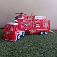 รถของเล่น รถบรรทุกเครื่องบิน รถดับเพลิง สีแดงขาว FIRE ENGINE งานกล่อง สินค้าตรงปกแน่นอน  No.A69