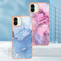 Redmi A1 Case, WindCase Pattern Hybrid Hard Back Transparent TPU Bumper Case Cover for Xiaomi Redmi A1