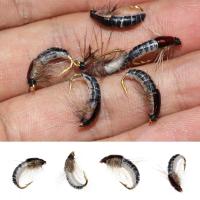 Realistic Nymph Lure For Trout Fishing, Artificial Nymph 10, Bait, 8, Fishing 6pcs, # Caddis, # # 12 Fly, Nymph, K8N6