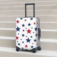 Star Print Suitcase Cover Vacation American Stars 4th July Practical Luggage Accesories Cruise Trip Protection