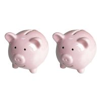 Piggy Banks for Kids, Ceramic Material, Cute Pig for Decoration, Baby Nursery Gift