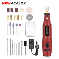 2021NEWACALOX EUUS 100-240V Mini DIY Electric Engraving Pen Grinder Machine Variable Speed Rotary Tools Kit for Polishing Cutting