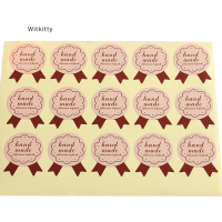 Witkitty 1แผ่น/15ชิ้นสติกเกอร์กระดาษทำด้วยมือฉลากประทับตรา Craft Gift Food Cookie decal PARTY