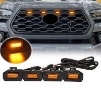 4PCS LED Front Grill Lights for Off Road Sport 2020 2021 External Grille , Light