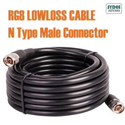 สายนำสัญญาณ Cable RG8-LL lowloss พร้อมเข้าหัว  สำหรับเราเตอร์ 4G และชุดขยายสัญญาณ 3G/4G/5G