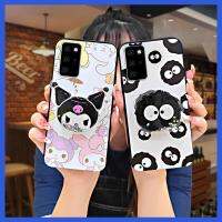 protective Kickstand Phone Case For Huawei P40 cartoon Waterproof glisten Original Back Cover phone stand holder TPU