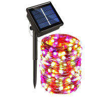 Solar Led Light Outdoor String Lights 5102030 Meters Waterproof Fairy Holiday Christmas Garland Solar Lamp Garden