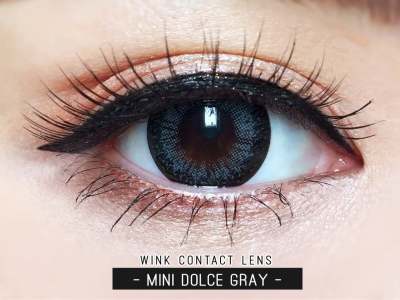 คอนแทคเลนส์ Wink Lens Mini Dolce(Gray,Brown) ค่าสายตา 0.00 ถึง -10.00