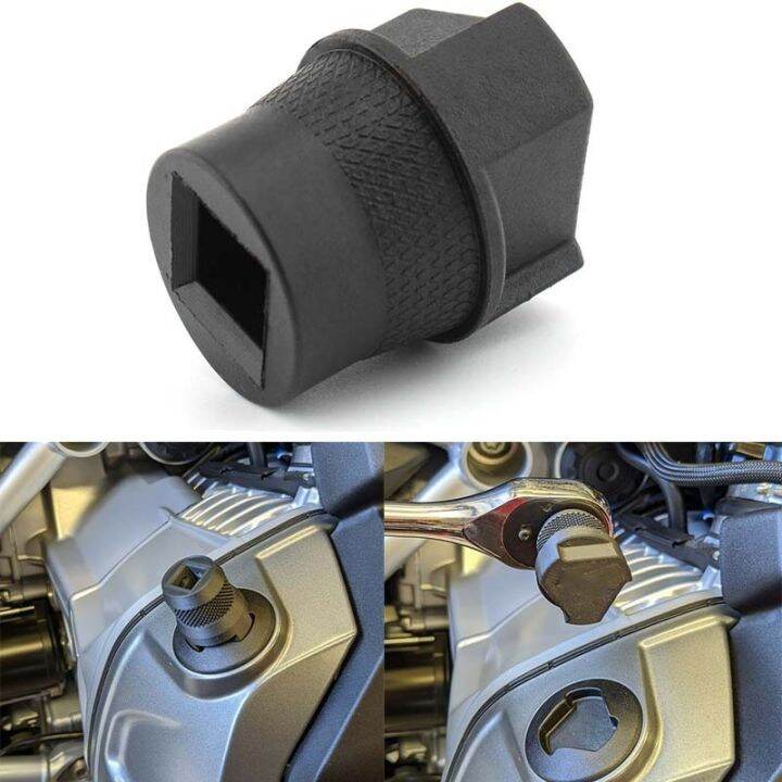 Motorcycle Car Engine Oil Filler Cap Tool Wrench Removal Black For BMW
