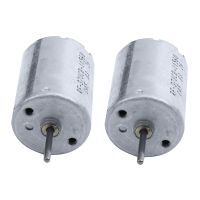 2X DC 9V 6760RPM Rotary Speed 2 Pin 2P Terminals Electric Mini Motor