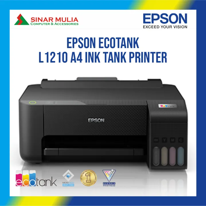 Epson EcoTank L1210 A4 Ink Tank Printer/Print | Lazada Indonesia