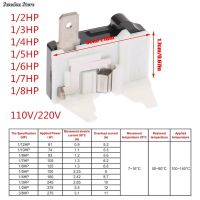 4TM 110/220V Refrigerator Overload Protector Freezer Replacement Part Relay 1/2 1/3 1/4 1/5 1/6 1/7 1/8HP Protector