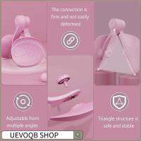 UEVOQB SHOP PP + TPR เครื่องฝึกกล้ามเนื้ออุ้งเชิงกราน โครงสร้างสามเหลี่ยม ปรับมุมได้ เครื่องออกกำลังกายกล้ามเนื้อ gluteal ของใหม่ ชมพู/ม่วง/ฟ้าค่ะ คลิปหนีบอเนกประสงค์ สำหรับผู้หญิง