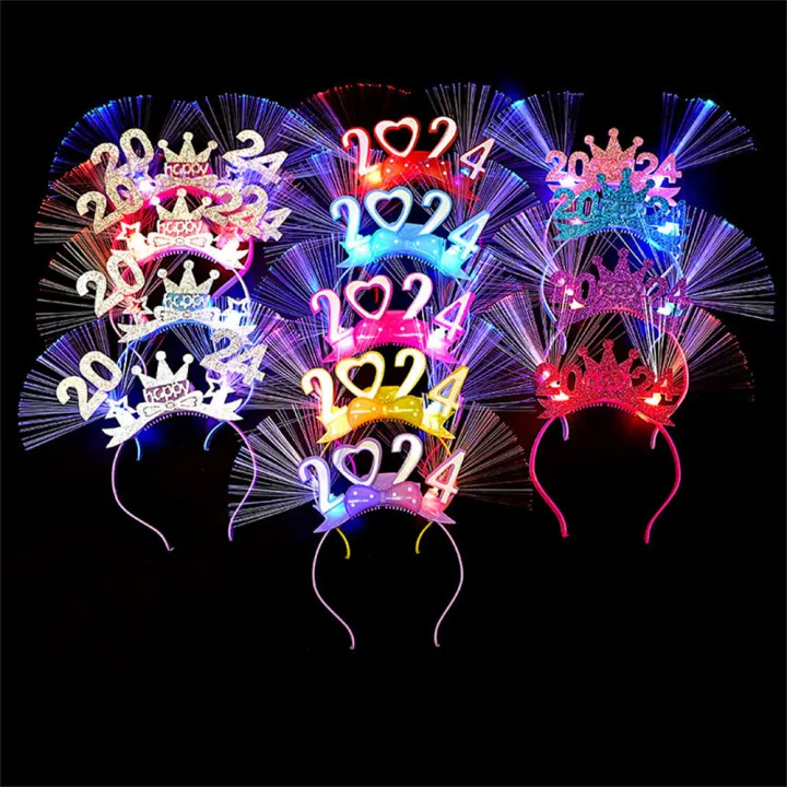 illuminated-headwear-party-hairbands-festive-hair-props-glowing-hair-bands-led-headband-fiber-optic-party-crown