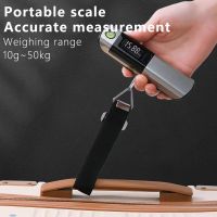 Multifunctional 110lb/50kg Digital LED Display Portable Scale Electronic Luggage Hanging Suitcase Travel Weigh With Tape Measure Luggage Scales