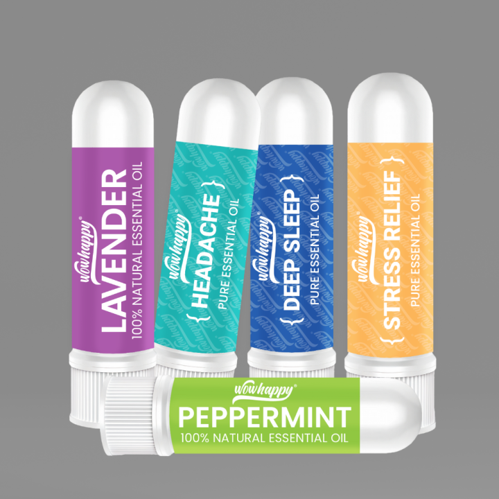 Wowhappy Essential Oil Nasal Inhaler for congestion relief relaxation (PER BOX IS FOR REQUEST