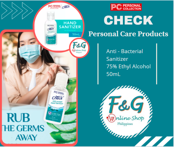 CHECK INSTANT HAND SANITIZER 50 ml Lazada PH