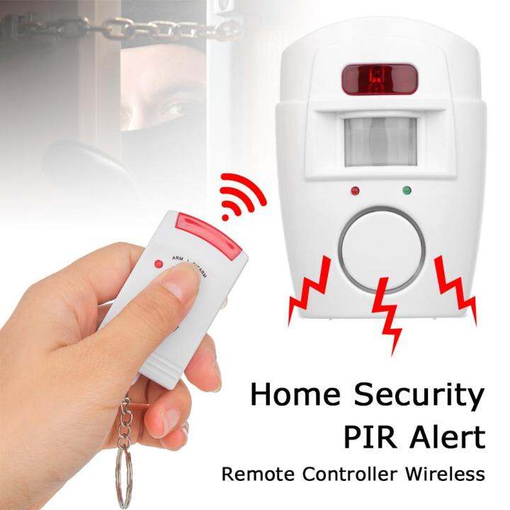 MSRC Home Security 105DB Siren Infrared Sensor PIR Alert Antitheft