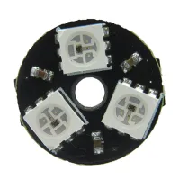 วง RGB LED 3บิต WS2812 LED 5050ไฟวง RGB LED พร้อมของตกแต่งงานปาร์ตี้ Arduino ไดรฟ์แบบบูรณาการ