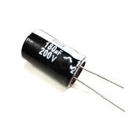 2pcs 180uF 200V 180MFD 200WV Aluminum Electrolytic Capacitor 16*25mm Radial Electrical Circuitry Parts