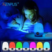 LED 7 Colorful Ambient Light Wireless Bluetooth Speaker Night Light Digital Clock 4 Linght Model USB Support TF SD Card YYK Night Lights