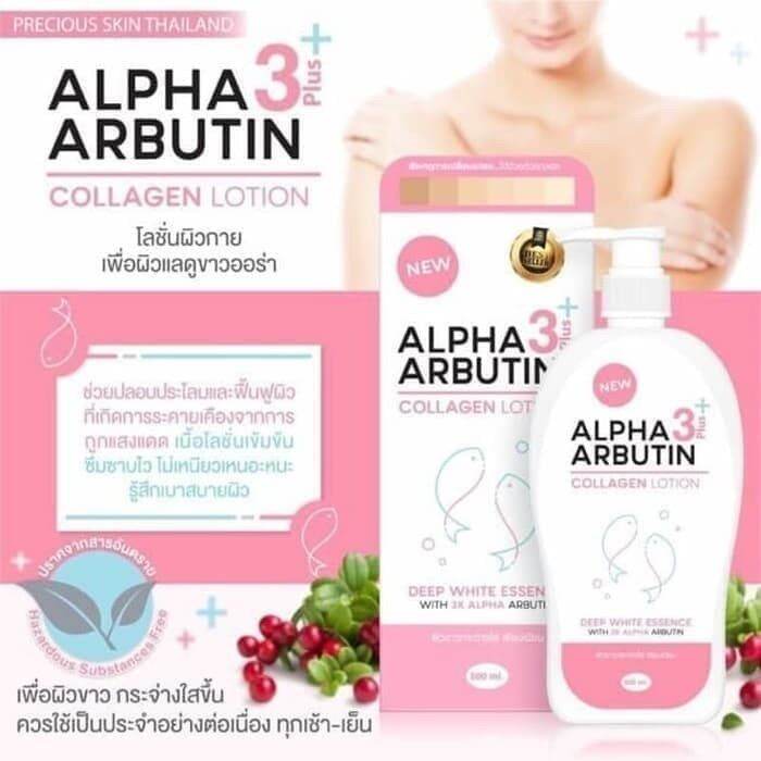 BODY LOTION ALPHA ARBUTIN COLLAGEN LOTION 500ML ORIGINAL ALPHA