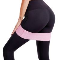 【CC】 Elastic Push Hip Squat Tension Band Resistance Stretch Anti-Skid Glute