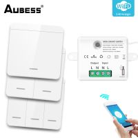 ♗ Wireless Smart Switch Light 433Mhz Wall Panel Switch With Remote Control Mini Relay Receiver 220V Home Led Light Lamp Smart Home