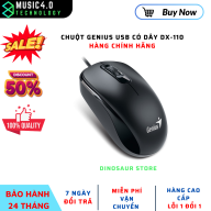 HÀNH CHÍNH HÃNG  Chuột Genius USB có dây DX-110 ĐEN 1200DPI thumbnail