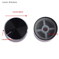 Lexin Kitchen 26x14มม.6มม.เพลาหลุมอลูมิเนียมอลูมิเนียมอลูมิเนียม Potentiometer ลูกบิดปรับระดับเสียง