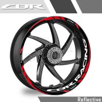 Adesivo Ruota Riflettente Mozzo Decalcomania Bordo Striscia Nastro Accessori Imperabili ต่อ HONDA Cbr 650R CBR 600 RR 1000RR CBR 650F 500R