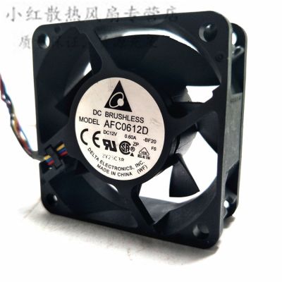 ▣❇ FOR DELTA AFC0612D 6025 12V 0.60A 4 wire 6cm PWM temperature control High air volume fan 60x60x25mm