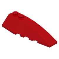 Lego part (ชิ้นส่วนเลโก้) No.41747 Wedge 6 x 2 Right