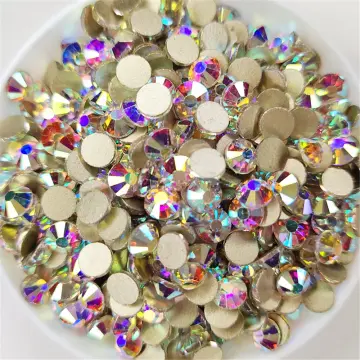 Good Quality Ss3-Ss50 Crystal Ab Non Hotfix Rhinestones / Flat Back Glue on  Crystals for Nail Art - China Non Hotfix Rhinestones and Flat Back  Rhinestones price
