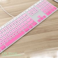 【Xiaohongs keyboard film 】  ForKeyboard Cover iMac G6 Desktop Protector ผิวซิลิโคนที่มีสีสันพร้อมปุ่มกดตัวเลขสำหรับ Mac G5 Skin Protective Skin