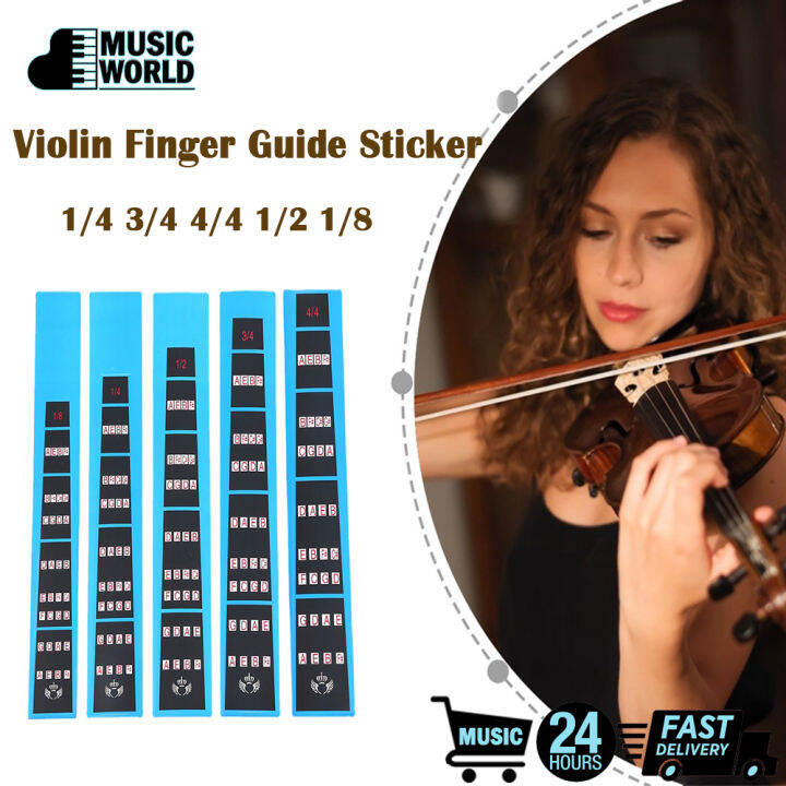 Violin Fingerboard Sticker 4 4 3 4 1 2 1 4 1 8 Violin Sticker Finger