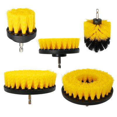 【CC】 2/3.5/4/5  39;  39; Electric Scrubber Plastic Round Cleaning for Glass Car Tires Brushes