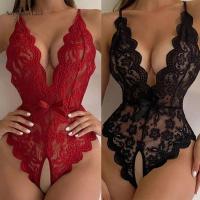 ZZOOI  Sexy Women Jumpsuits Intimates Wedding  Underwear Nightwear Open Bra Lace Babydoll Lingerie Dress