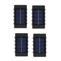 4Pcs Solar Light Waterproof Led Light for Garden Street Landscape Balcony Decor Solar Wall Lamp Outdoor