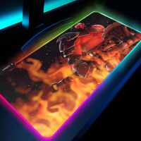 Dota2 Backlit Mat Mousepad LED คีย์บอร์ด Pad 900X350X3มม. ปรับแต่งได้คุ้มค่า RGB แผ่นรองเมาส์ Luminous แผ่นรองเม้าส์ตาราง