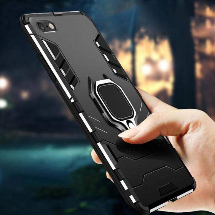 Casing Ponsel untuk Tecno Spark Go 2023 Dudukan Armor Anti Guncangan dengan Pegangan Penutup