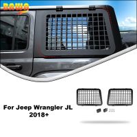 ▥▩ Car Rear Windows Grass Aluminum Alloy Protective Decoration Frame Cover Accessorie for Jeep Wrangler JL 2018 2019 2020 2021 2022