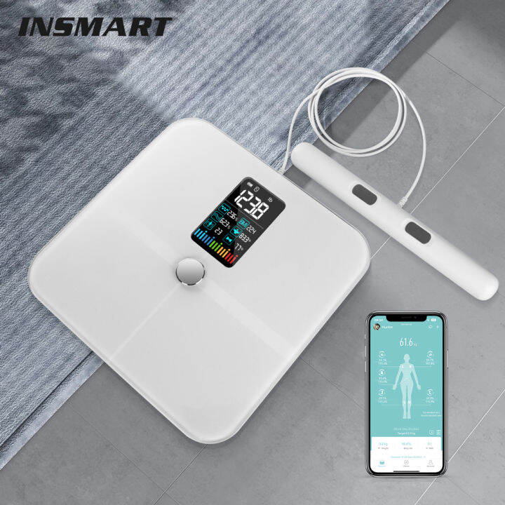 INSMART 8 Electrode Body Weight Scale Balance Smart Scales with Screen