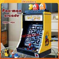 Pac-Man คอนโซลเกมบล็อกตัวต่ออาร์เคดสุดสร้างสรรค์แบบทำมือสำหรับตกแต่งของขวัญของเล่นเด็กหญิงความยากสูง