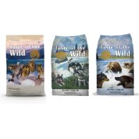 Taste of the Wild Pacific Stream &amp; Stream Puppy &amp; Wetlands Canine เทสต์ ออฟ เดอะ ไวลด์ อาหารสุนัข ขนาด 680 กรัม x 2 ถุง