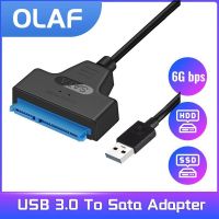 Olaf 6 Gbps Sata to USB 3 0 Cable Adapter for 2.5 Inch External HDD SSD Hard Drive SATA 3 22 Pin Adapter USB 3.0 to Sata 3 Cord