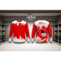 [In stock] 2023 design jersey express j&amp;t corner motorcycle riders full sublimation long sleeves 3d cycling jersey sportswear long sleeve ，Contact the seller for personalized customization of the name