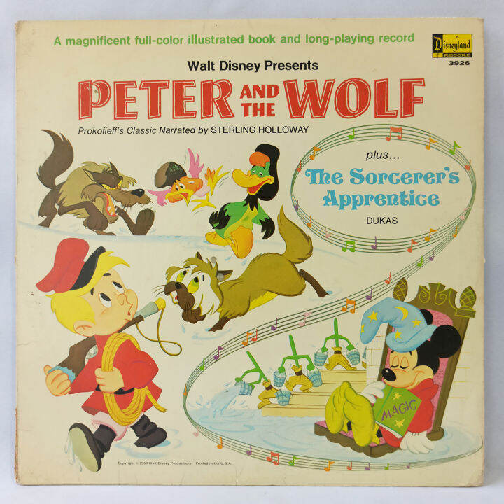 Serge Prokofieff - Walt Disney Presents Peter And The Wolf - Vinyl ...